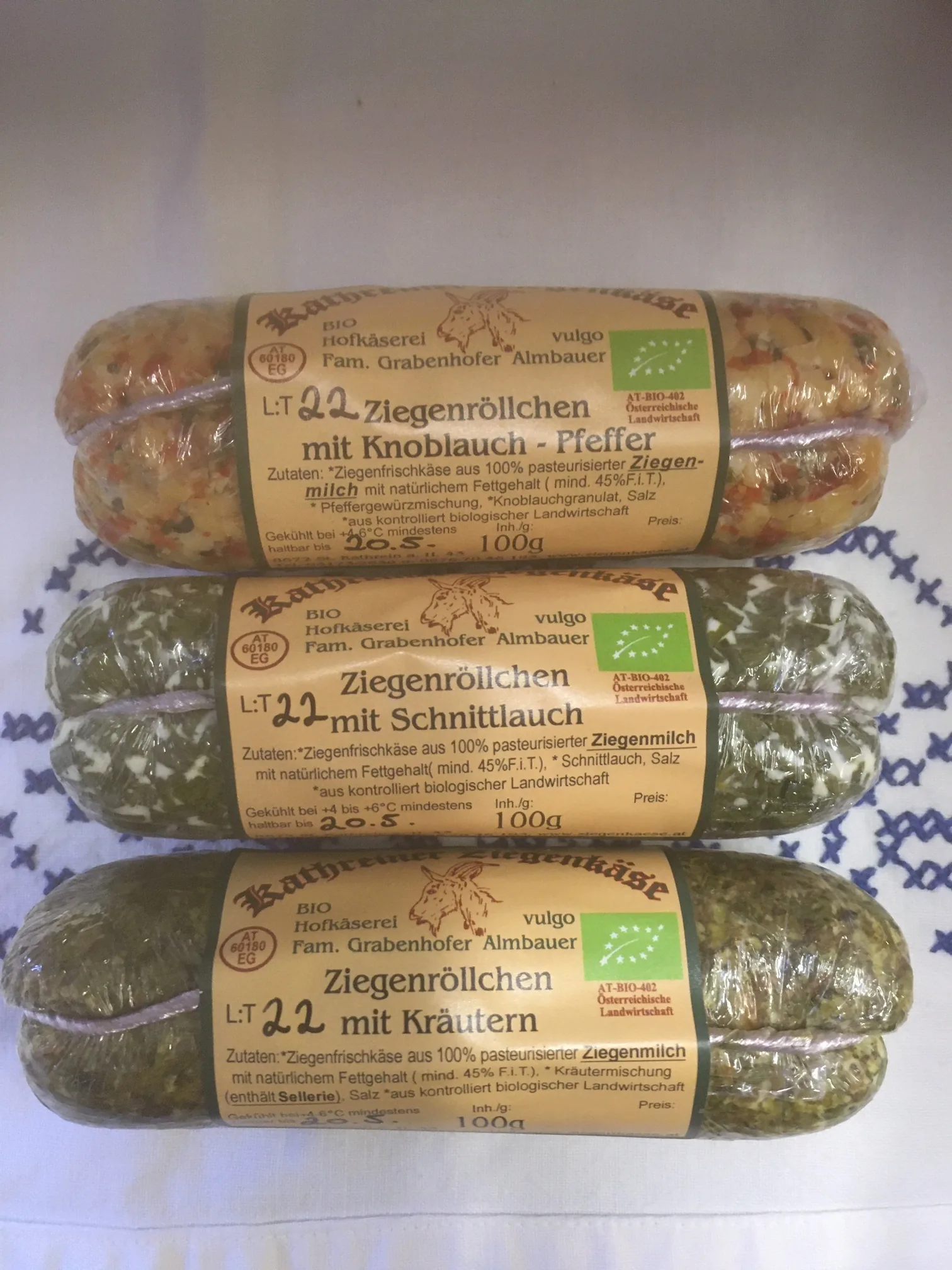 Bio-Ziegenkäse im Sortiment